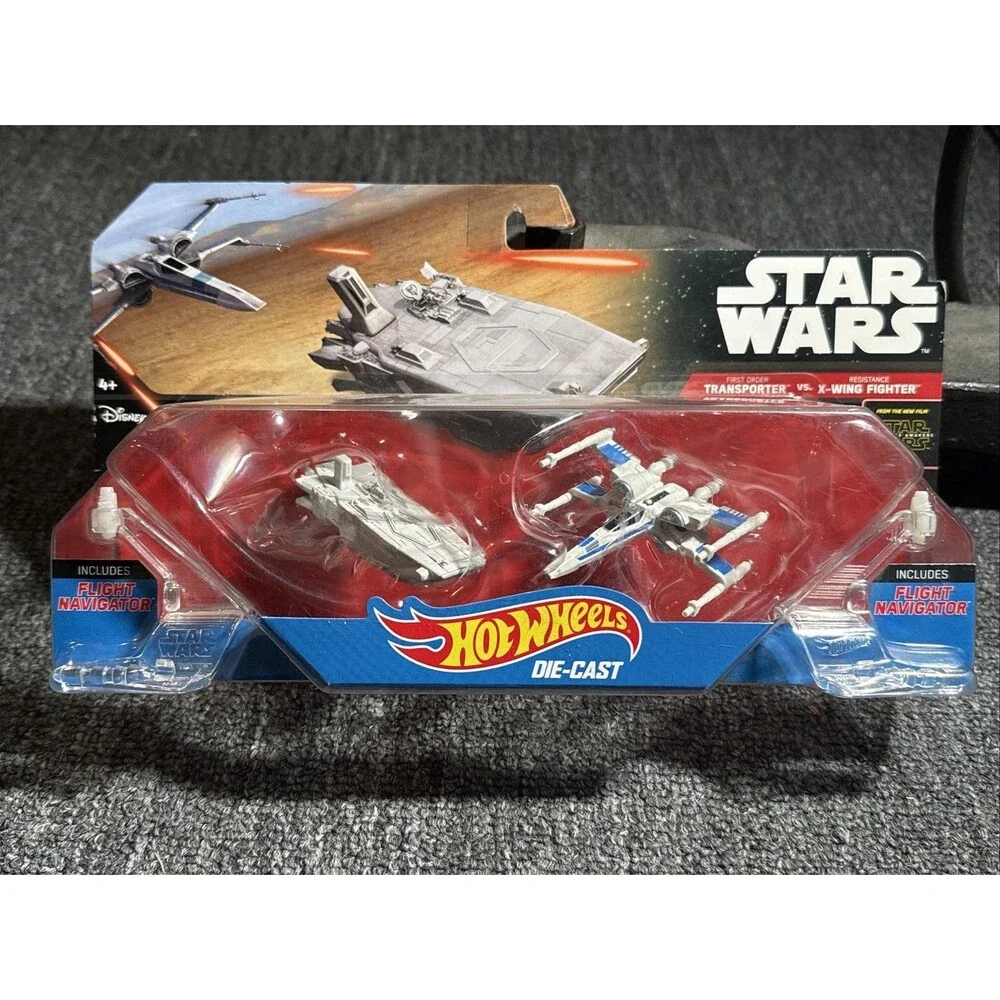 Hot Wheels Star Wars First‎ Order Transporter X-Wing Diecast Battle Set 2015 New
